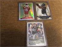 Dez Bryant Topps RC Crabtree refractor RC and Ert
