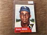 1953 TOPPS # 66 MINNIE MINOSO WHITE SOX EX