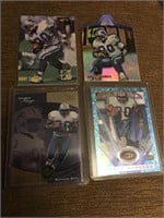 Barry Sanders 1997 Topps Hall Bound plus 3 other