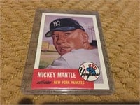 1991 TOPPS ARCHIVES MICKEY MANTLE 1953 Topps