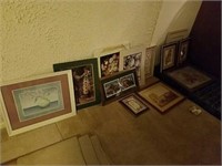 Home decor and framed print lot