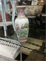 Oriental themed vase