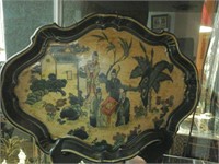 Oriental decorative serving platter