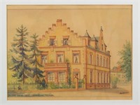 D. Hoffman Watercolor of Benz House