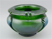 Kralik "Claw" Art Glass Bowl. Art Nouveau