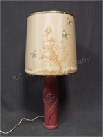 Van Briggle Pottery Lamp.Original Shade.Large