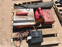 Pallet Of Misc Tools,saw, Battery Charger