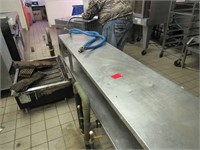 7'x20" Stainless Steel Prep Table