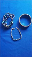 Tennis Bracelet and Costume Jewelry
