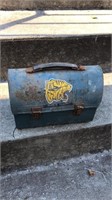 Old metal lunch box