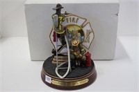 BRADFORD EXCHANGE "OUT OF HARMS WAY" FIRE FIGURE