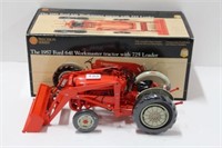 1957 FORD 641 WORKMASTER TRACTOR W/ 725 LOADER.
