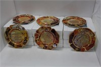 6 BRADFORD EXCHANGE FIRE FIGHTER COLLECTOR PLATES