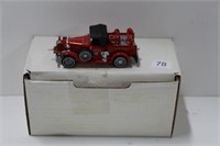 1930 MODEL A FORD VAN. FIRE CHIEF MATCHBOX
