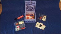 Wicker basket sewing kit