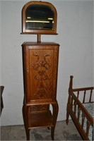 Antique Shave Cabinet (Tiger Oak)