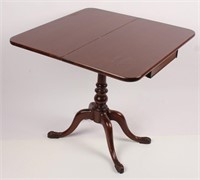FOLDING TOP WOOD SIDE TABLE