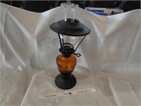 Metal & Glass Oil Lamp