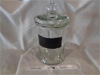 Large Glass Canister Jar with Lid