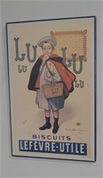 Lulu Biscuits Advertisement Poster