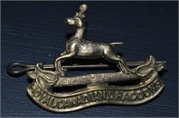 Royal Canadian Dragoons Officers Cap Badge