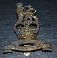 Canadian Provost Cap Badge WWII
