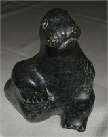 Inuit Soapstone Carving  Walrus