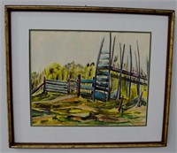 Signed Original Framed Watercolour Painting