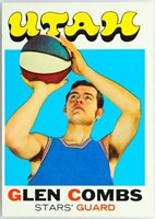 1970 TOPPS 215 GLEN COMBS BASKETBALL CARD