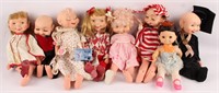 8 WHIMSIES DOLLS AND MATEL BALLERINA