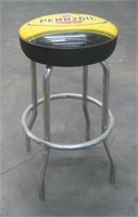 Pennzoil Chromed Counter Chair