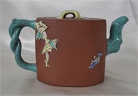 Antique Chinese Zisha Yixing Clay Teapot