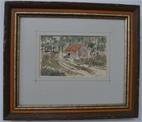 Shiploy Framed Original Watercolour