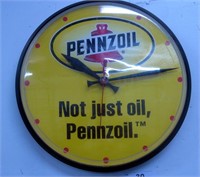 Pennzoil Battery Operated Wall Clock