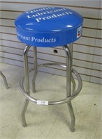 Chevron Quality Lube Products Chrome Counter Chair