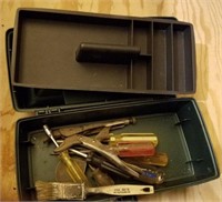 Misc. Tools In Plastic Box