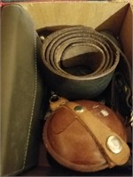 Miscellaneous leather items