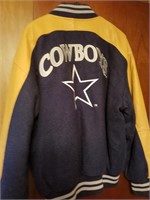 Cowboys Logo Jacket, Size Large