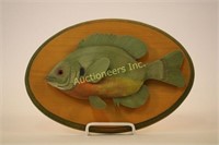 Carved Bluegill Plaque By Tony Smith Of The
