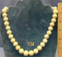 Phenomenal set of walrus ivory beads made from wal