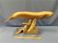 23" bowhead cow and calf whale by Michael Scott