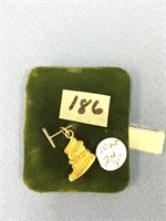 10K gold, 2.4g, Eskimo mukluk charm/pendant   (11)