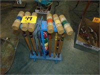 Wood Croquet Set