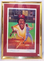 Framed Mike Schmidt Autograph With Certificate