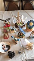 Assorted figurines and collectibles