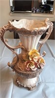 Capodimonte Vase Italy 16 1/2"