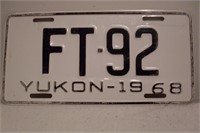 Plaque auto Yukon 1968
