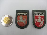 Ecussons WESTFALEN WWII (allemagne) 1930