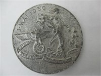 Badge Fête du travail 1939 Allemagne aluminium
