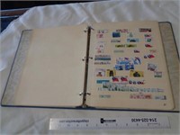 Collection of Old Stamps in Book